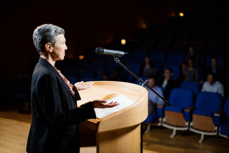 Public speaking workshops in California